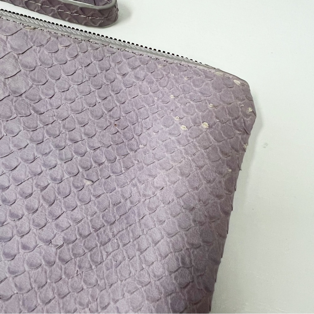 J.Crew Embossed Python Leather Clutch Wristlet C0… - image 3